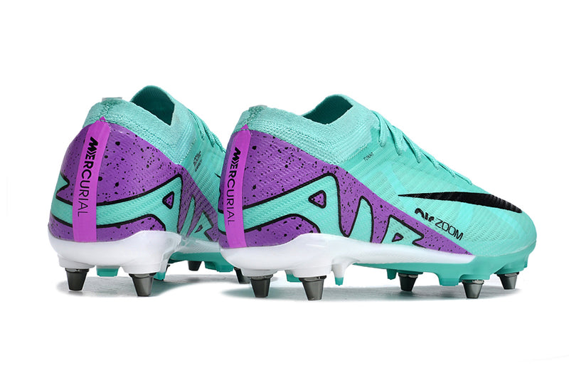 Chuteira Nike Mercurial VAPOR 15 Air Zoom Ultra TRAVA MISTA  + MEIA E BOLSA