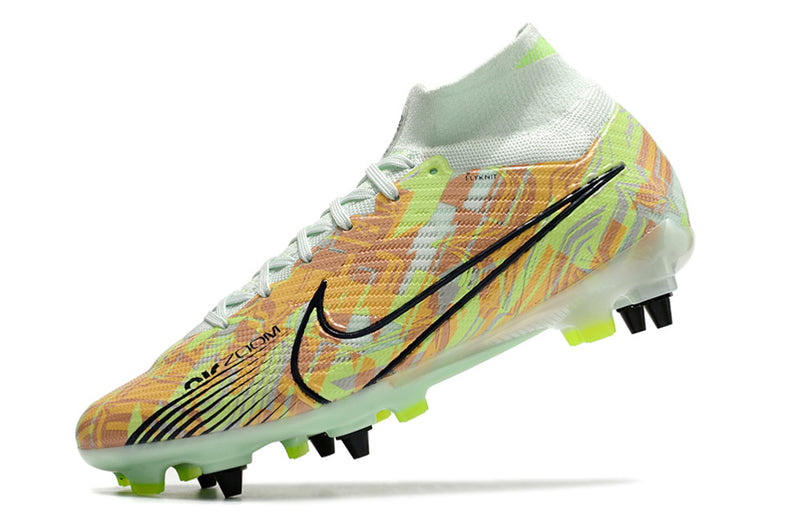Chuteira Nike Mercurial SUPERFLY 9  Air Zoom Ultra TRAVA MISTA + MEIA E BOLSA