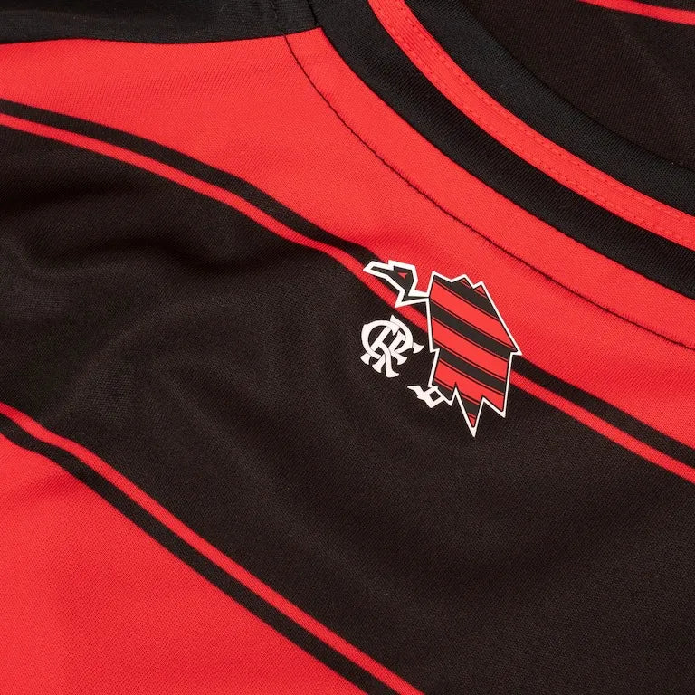 Camisa CRF Home 25/26 - Preta e Vermelha.